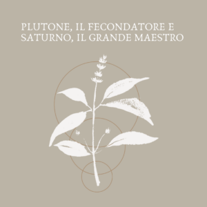 PLUTONE, IL FECONDATORE E SATURNO, IL GRANDE MAESTRO